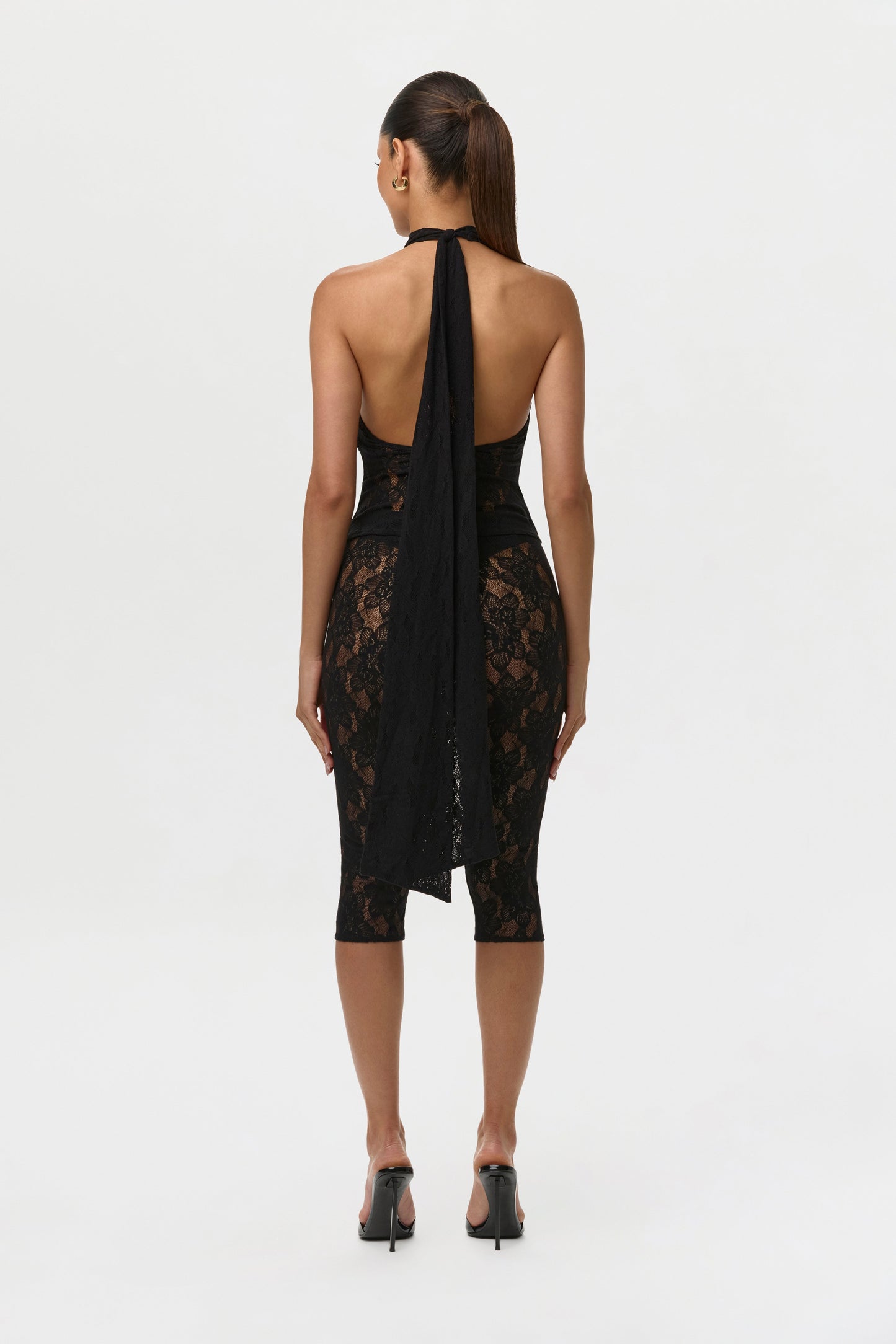 Viva Stretch Lace Halter Top
