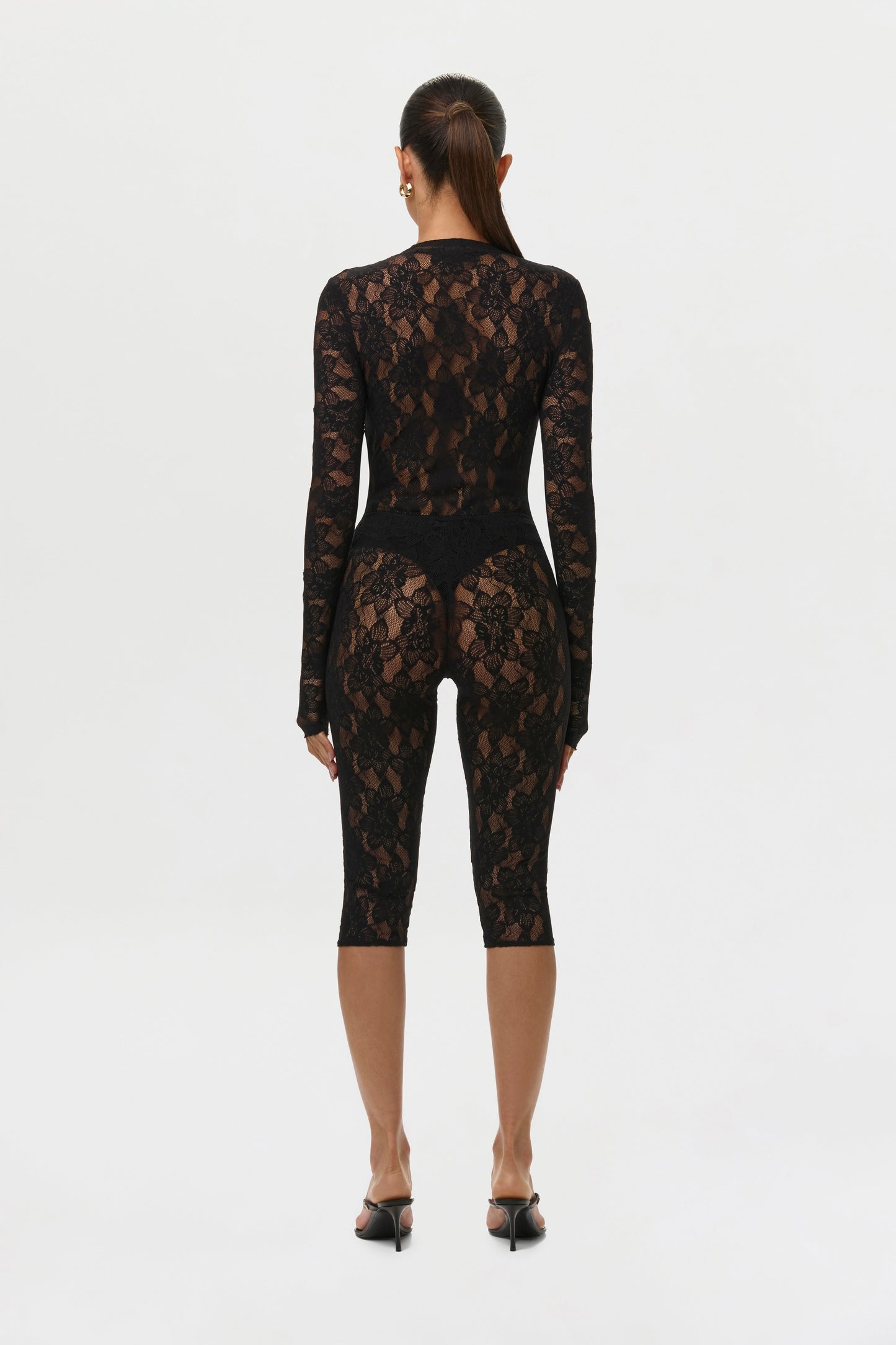 Viva Stretch Lace V-Neck Bodysuit