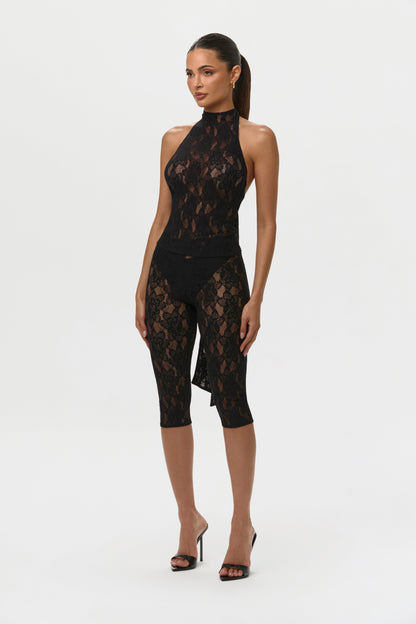 Viva Stretch Lace Capri