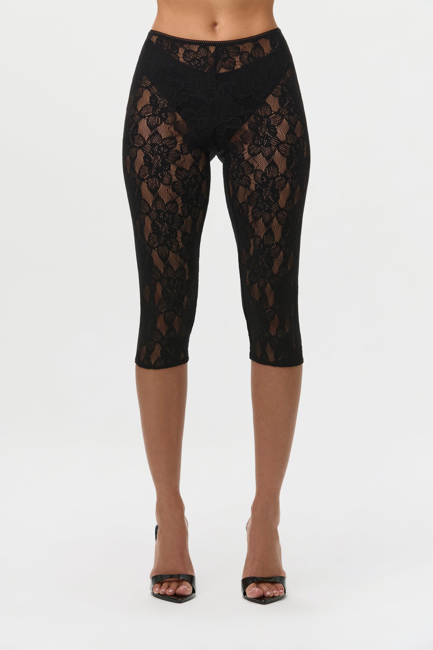 Viva Stretch Lace Capri