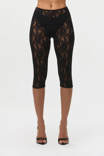 Viva Stretch Lace Capri