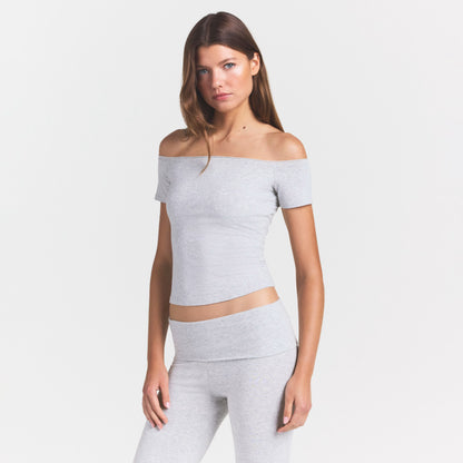  The Shoulder Fetish Tan Top